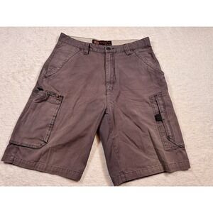 OTB Men's Cargo Shorts Loose Fit Utility Pockets Casual Outdoor Purple Size 34